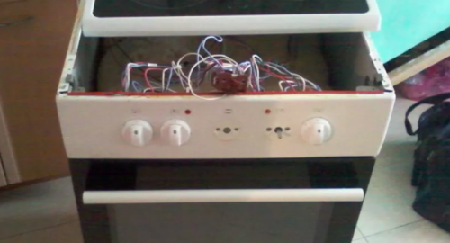 Ремонт керамической электроплиты. Курск