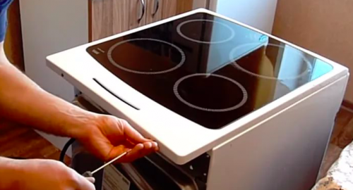 Ремонт сенсорной электроплиты. Курск